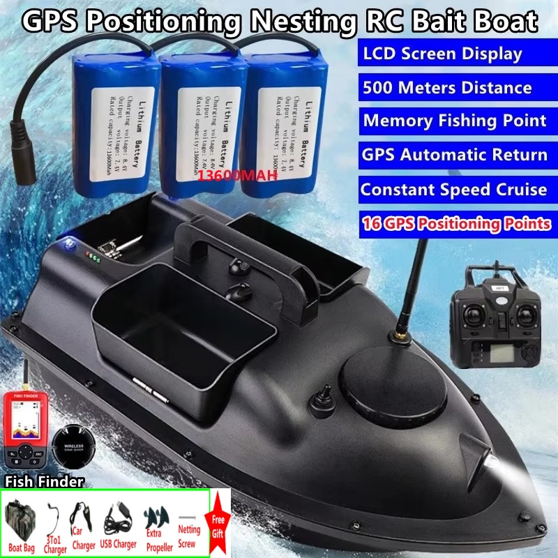 Fishing Boat Gps - Bateau à appâts télécommandé Sonar Finder